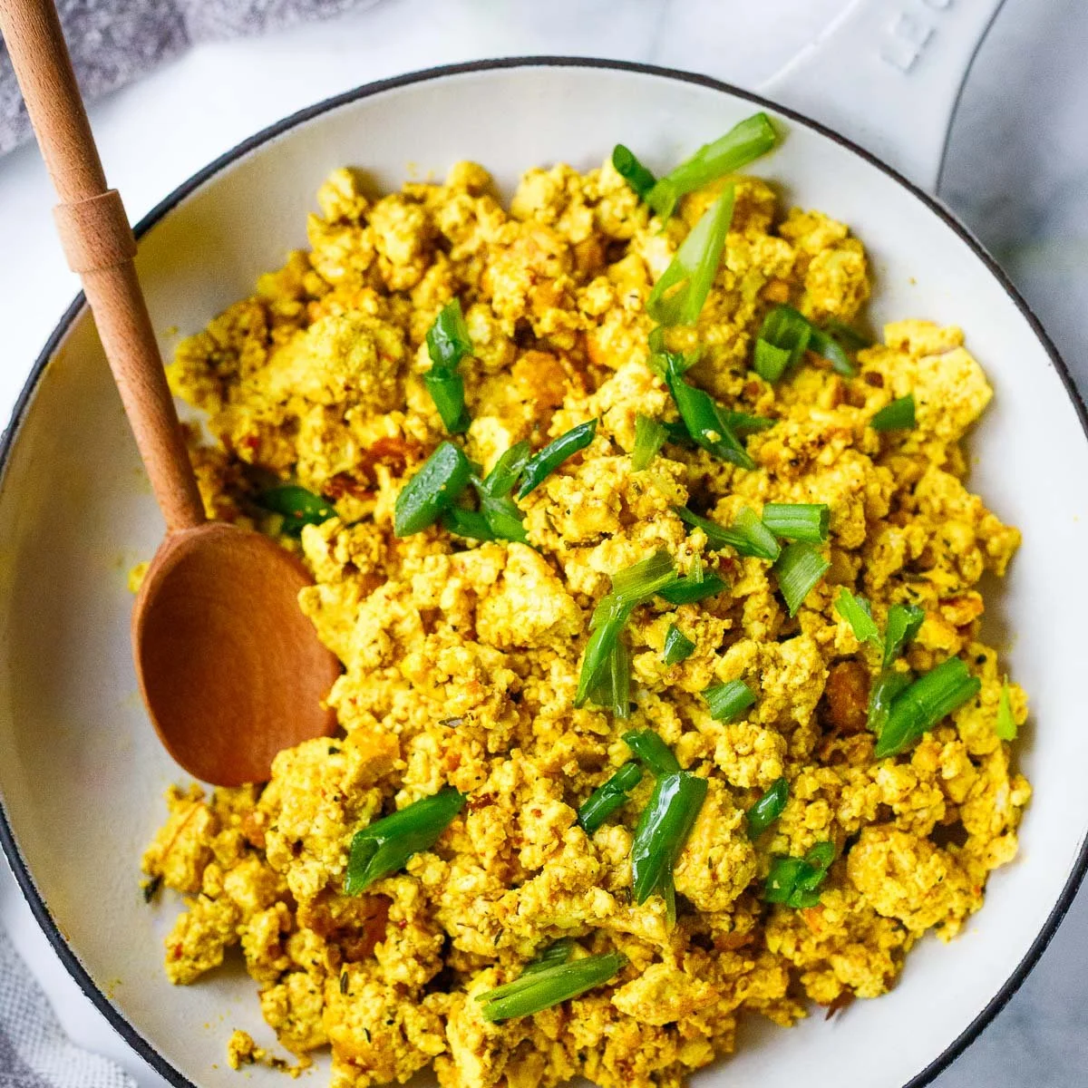 Simple Tofu Scramble for Breakfast