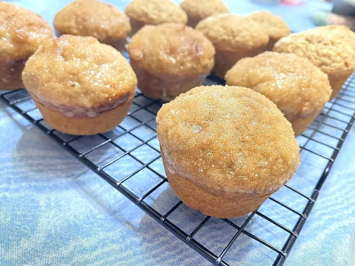Spiced Cinnamon Applesauce Muffins