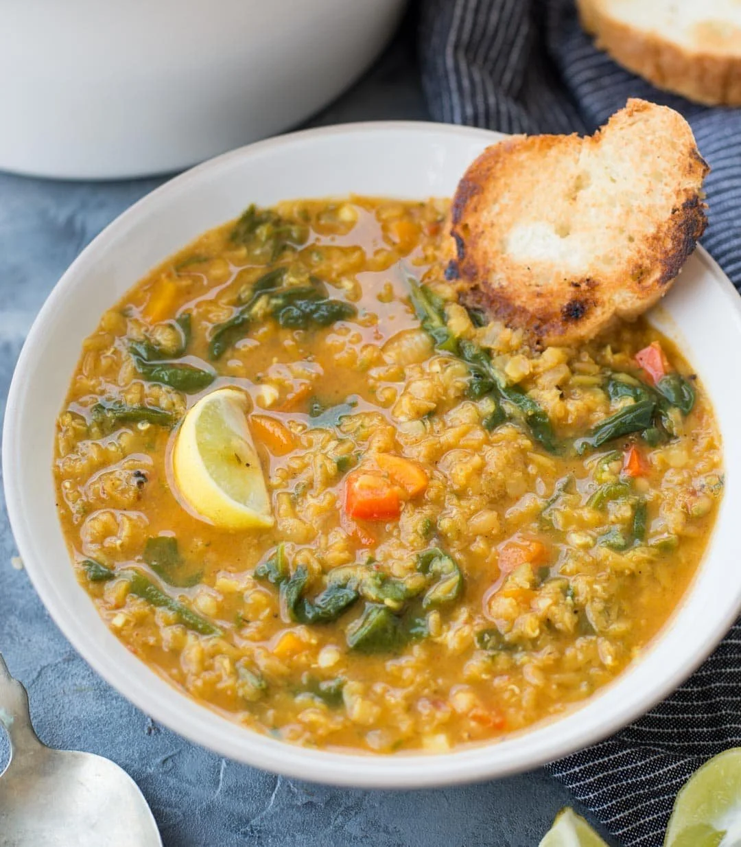 Spinach and Lentil Soup