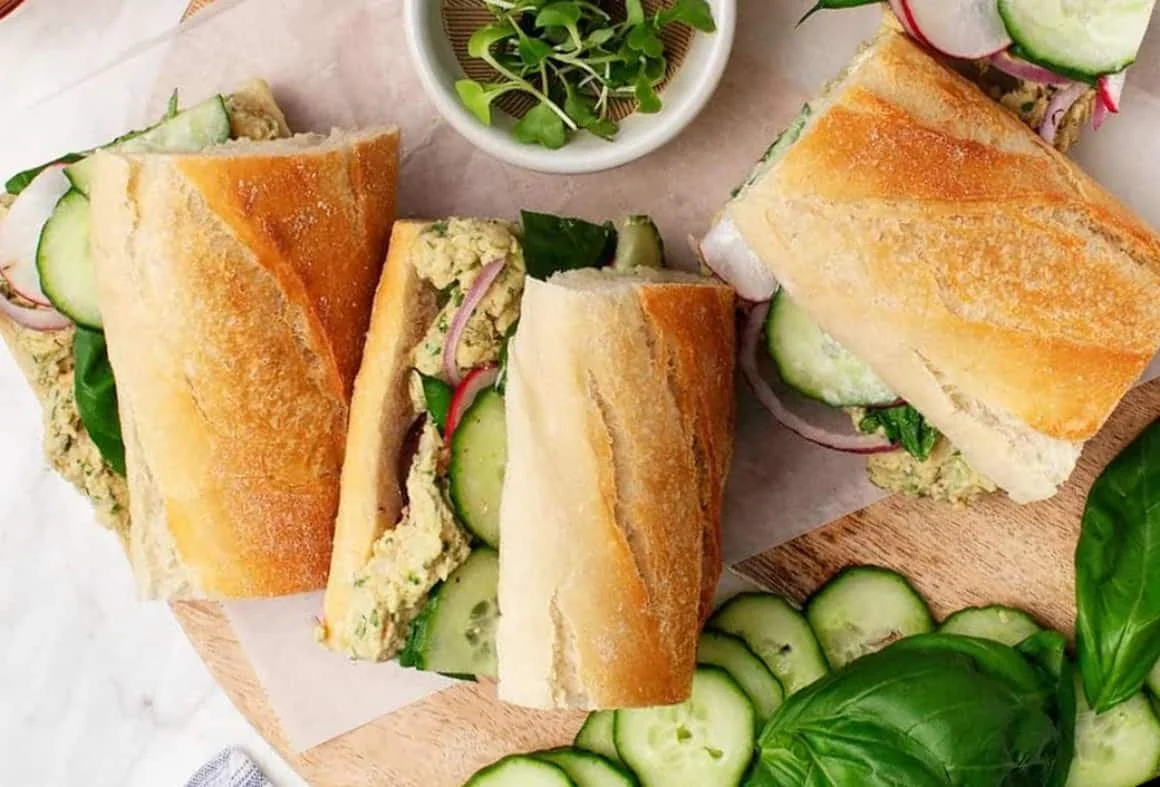 Vegan Chickpea Salad Sandwiches