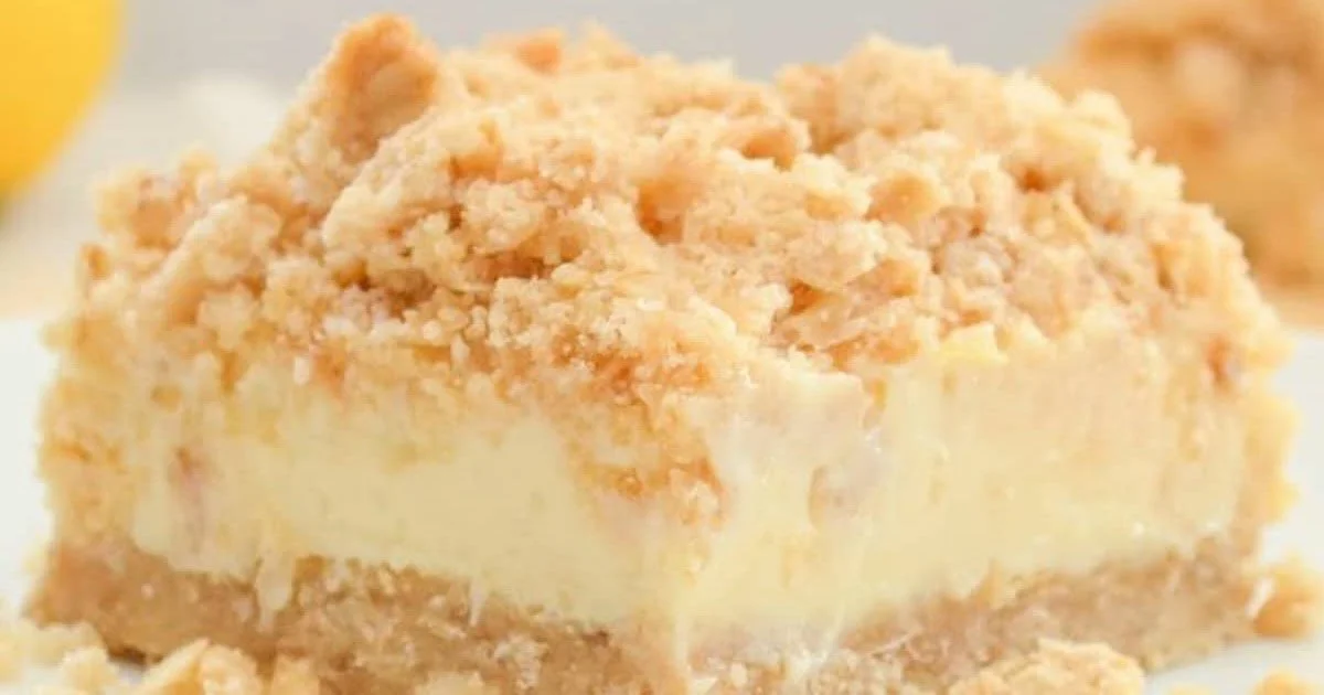 Zesty Lemon Cheesecake Bars
